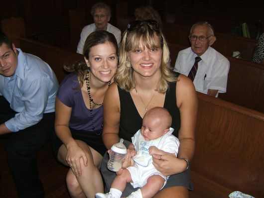 Ty, his godmother, and me