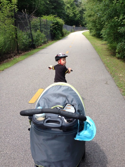 A bike ride on the blackstone bikepath